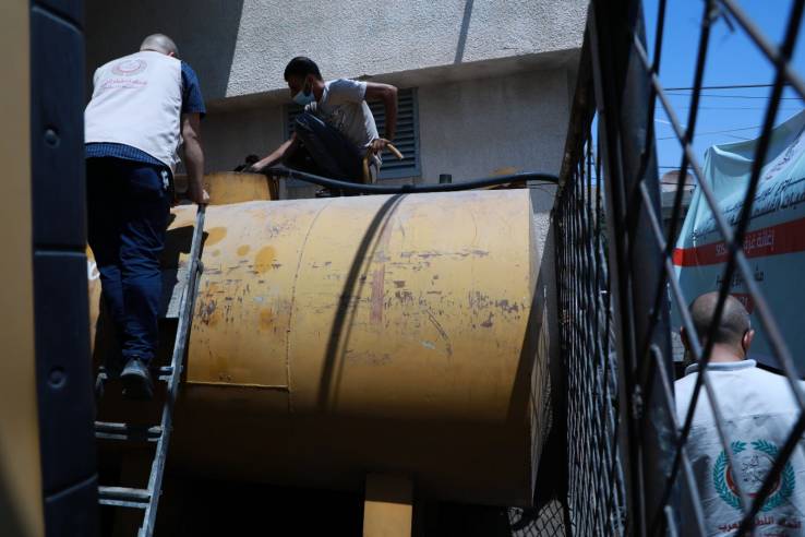 اتحاد الأطباء العرب يدعم المستشفيات الفلسطينية بالوقود