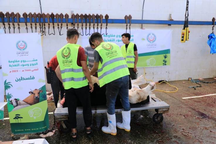 الأطباء العرب يختتم مشروع مقاومة الجوع وسوء التغذية - الأضاحي 1444 هـ _ 2023 م