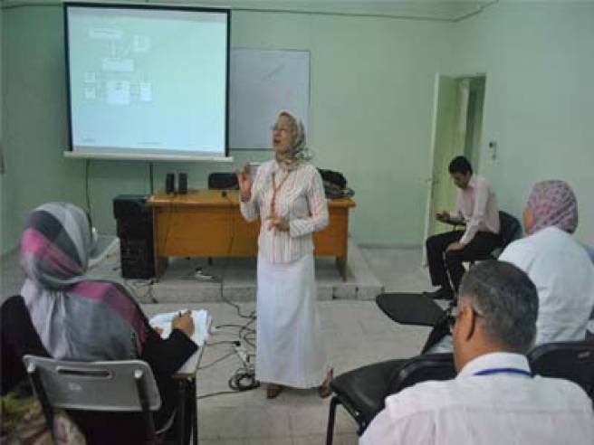 برعاية اتحاد الأطباء العرب.. الإدارة العامة لتنمية القوى البشرية تستقبل الهيئة التدريسية في دبلوم مكافحة العدوى