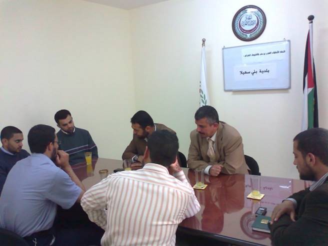 الإتحاد يستقبل وفداً زائراً من بلدية بني سهيلا