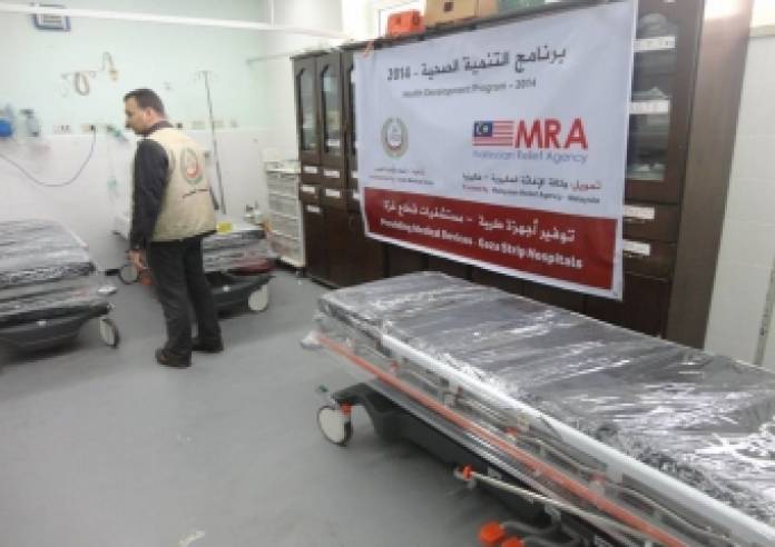 اتحاد الأطباء العرب يشرع بتطوير قسم الاستقبال والطوارئ في مستشفى غزة الأوروبي